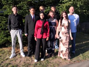 Gruppenbild der Abschlussschüler